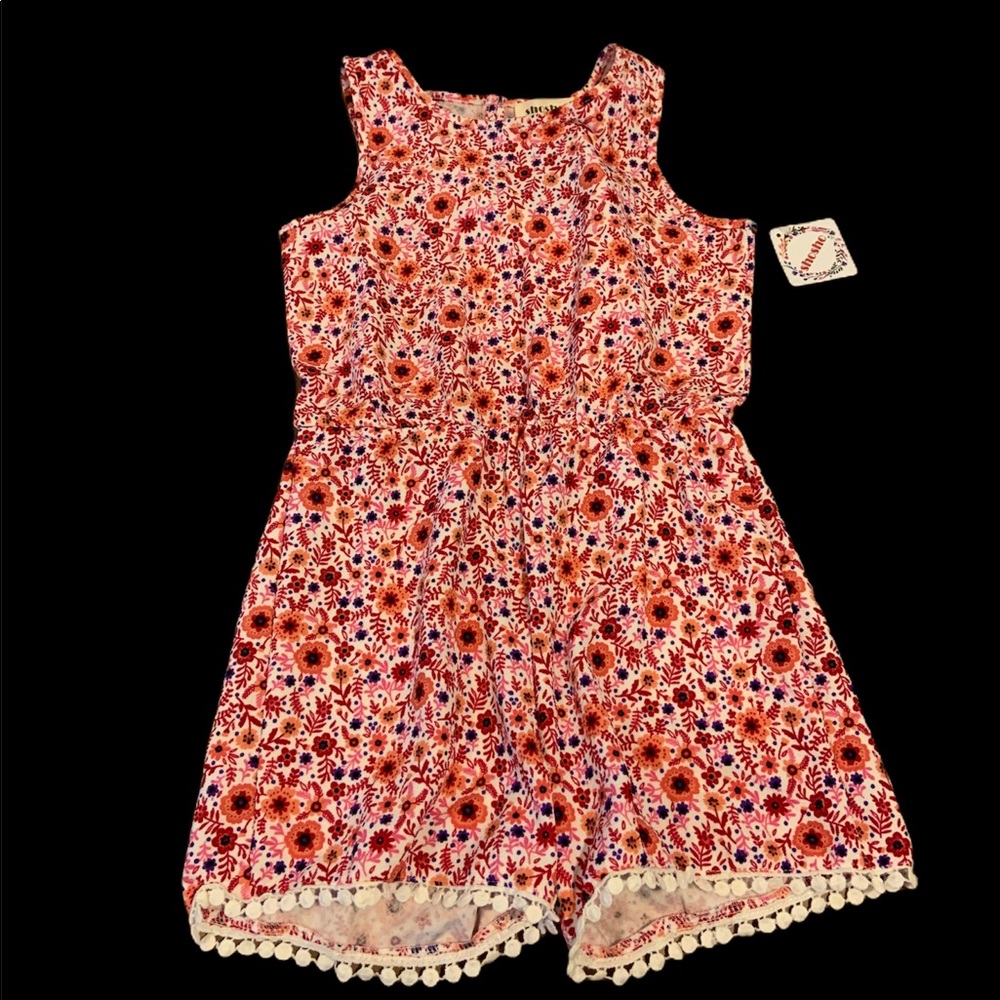 ShoSho brand Girls Boho Multicolor floral Romper